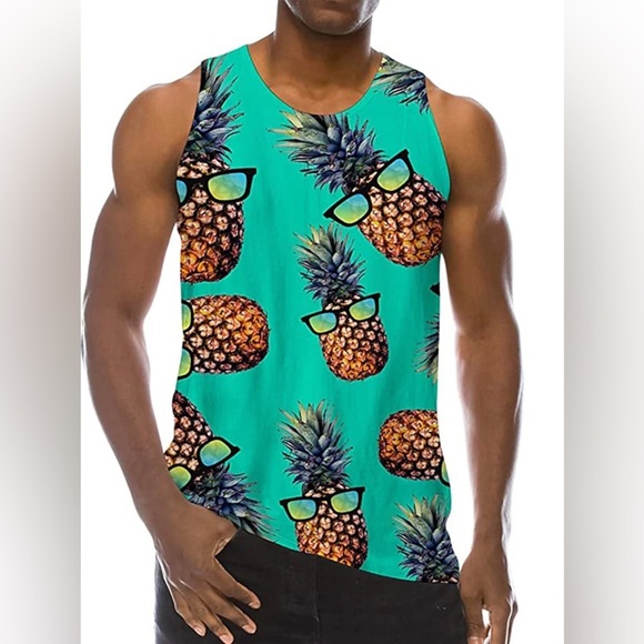 Other - Novelty Sunglasses Pineapple Tank All Over Print